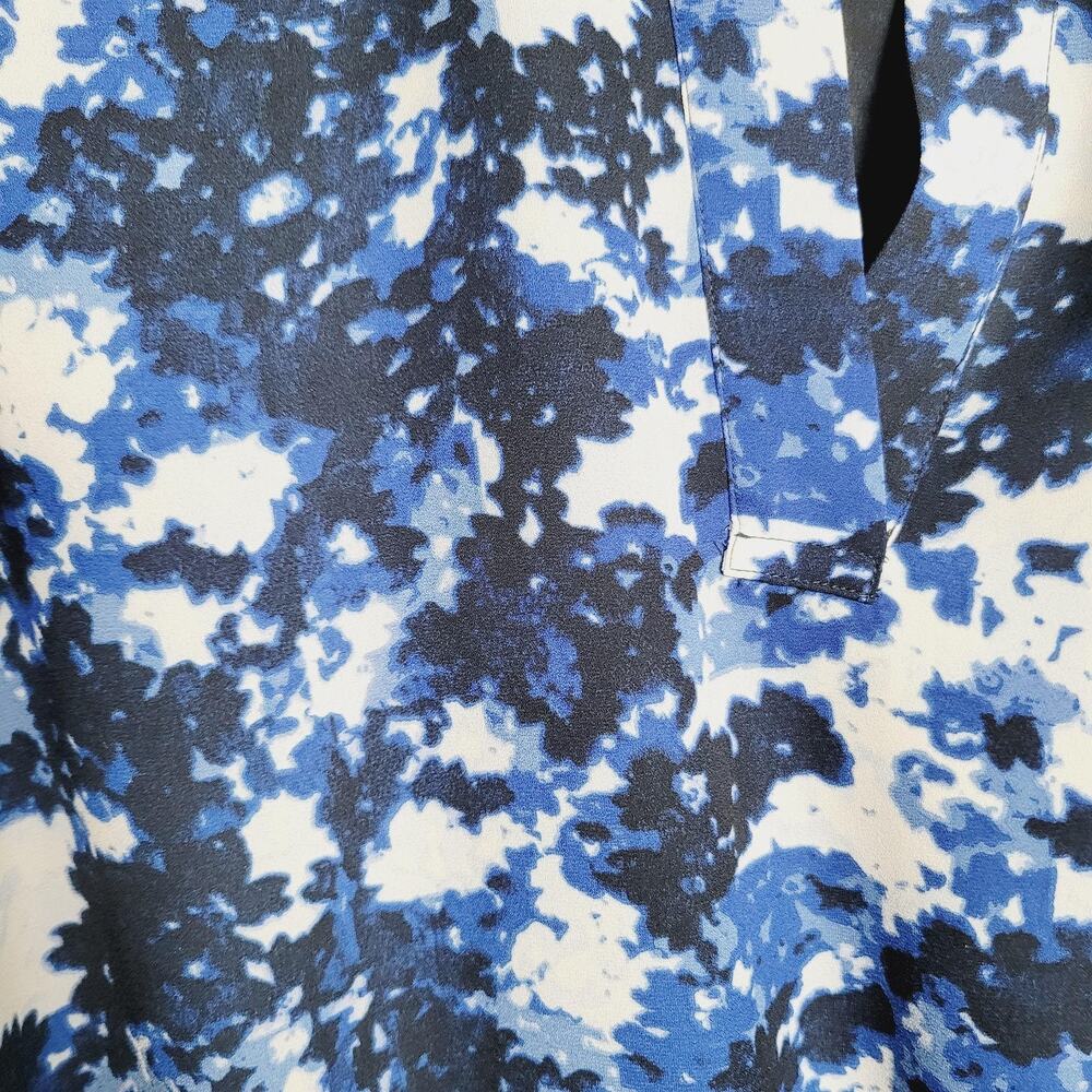 Lauren Ralph Lauren Dress Womens 8 Floral Drawstring Belted Lined Stretch - Picture 5 of 14